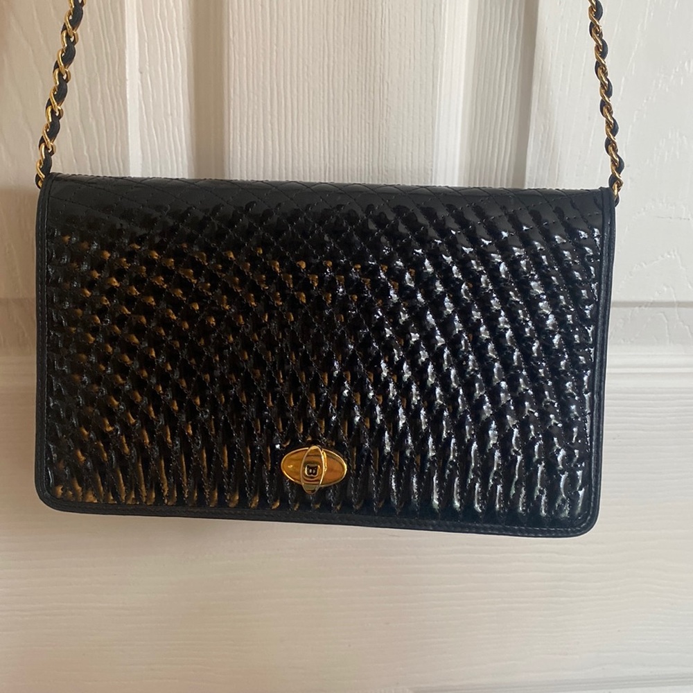 Bally Quilted Chain linked Crossbody/ Handbag
